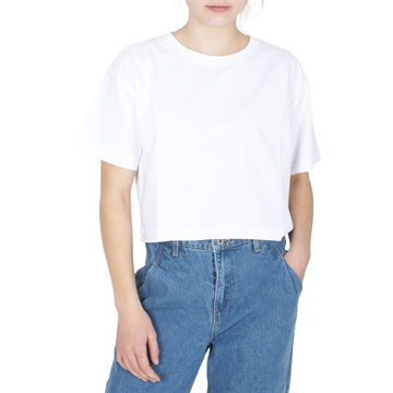 Finger in the Nose Cropped T-shirt SC 002 White